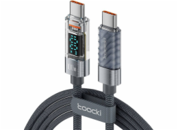 Toocki Nabíjecí kabel C-C, 1 m, 100 W (šedý)