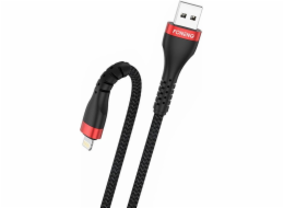 Foneng Kabel USB na Lightning, X82 iPhone 3A, 1 m (černý)