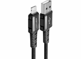 Kabel USB-Lightning Acefast C1-02, 1,2 m (černý)