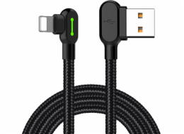 Kabel USB-Lightning, Mcdodo CA-4673, úhlový, 1,8 m (černý)