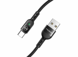 Pružinový kabel USB k USB-C Mcdodo Omega CA-6420 1,8 m (černý)