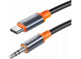 Kabel Mcdodo CA-0820 USB-C na 3,5mm mini jack AUX, 1,2 m (černý)