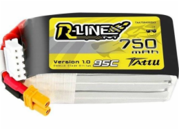 Baterie Tattu R-Line 750mAh 14,8V 95C 4S1P JST-XHR