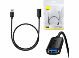 Prodlužovací kabel USB 3.0 Baseus samec - samice, řada AirJoy, 0,5 m (černý)