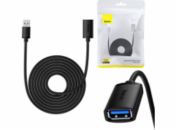 Prodlužovací kabel USB 3.0 Baseus samec-samice, řada AirJoy, 5 m (černý)