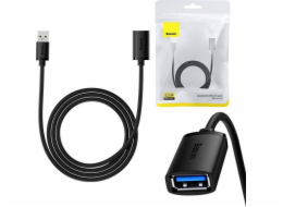 Prodlužovací kabel USB 3.0 Baseus samec-samice, řada AirJoy, 1,5 m (černý)