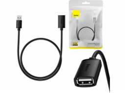 Prodlužovací kabel USB 2.0 Baseus samec - samice, řada AirJoy, 0,5 m (černý)