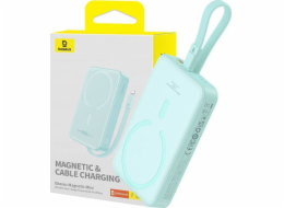 Powerbanka Baseus Magnetic Mini 10000mAh, Lightning 20W MagSafe (mátová)