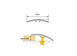 PÁSKA LW 30 PVC 0,9M ŘECKÝ OŘECH (16)