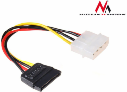 Maclean Molex – SATA, 0,15 m, vícebarevný (MCTV-633)