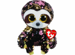 Meteor Mascot Beanie Boos Flippables Flitrový lenochod 15cm