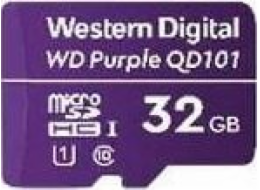 Karta WD Purple MicroSDHC 32 GB Class 10 UHS-I/U1 (WDD032G1P0C)