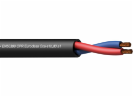 Procab CLS240-CCA/1 Reproduktorový kabel - 2 x 4 mm2 - 11 AWG - EN50399 CPR Euroclass Cca-s1b,d0,a