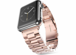 Tech-Protect  NEREZOVÉ APPLE HODINKY 1/2/3/4/5 (42/44MM) RŮŽOVÉ ZLATO