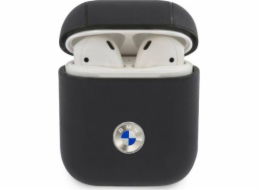 BMW Geniune Kožené ochranné pouzdro pro AirPods 1/2 tmavě modrá