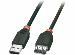 Lindy USB-A - USB-A USB kabel 3 m černý (41774)