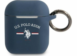 Ochranné pouzdro US Polo Assn USACA2SFGV pro AirPods 1/2 tmavě modrá