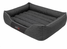 Hobbydog Comfort Bed, černá, ekologická, XXL