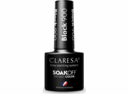 Claresa Soak Off UV/LED Color hybridní lak 900 Black 5ml