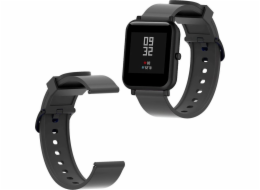 Strado Silikonový pásek pro Amazfit BIP/GTS 42mm (Black) univerzální