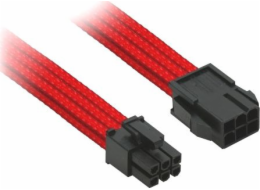 Nanoxia PCIe 6-pin - PCIe 6-pin, 0,3 m, červená (NX6PV3ER)