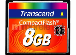 Transcend 133x Compact Flash karta 8 GB (TS8GCF133)