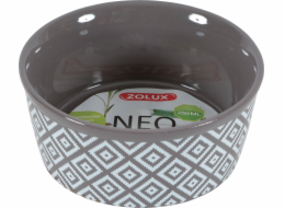 Kameninová miska Zolux NEO pro hlodavce, 250 ml, barva šedá