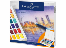 Faber-Castell CS akvarelové barvy kostky 48 barev