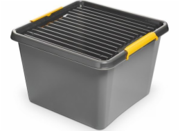 ORPLAST skladovací kontejner, Solidstore box, 32l, šedá