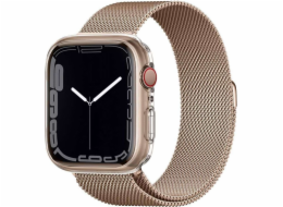 Pouzdro Spigen Apple Watch z tekutých krystalů Spigen 4/5/6/7/SE 44/45 mm Crystal Clear