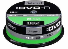 Intenso DVD-R 4,7 GB 16x 25 kusů (4801154)