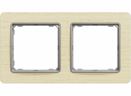 Schneider Electric Sedna Elements, 2-násobný rám, bříza