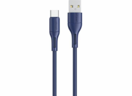 Usams USB-A - USB-C kabel USB 1 m modrý (SJ501USB03)