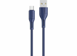 Usams USB-A - microUSB USB kabel 1 m Modrý (SJ502USB03)