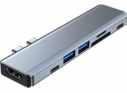 Tech-Protect USB-C Station/Replicator (THP807GRY)