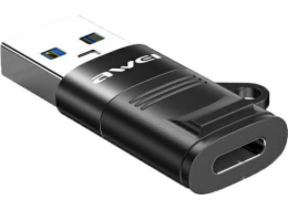 Awei CL-13 USB-C – USB adaptér černý (AWEI084BLK)