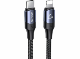 Usams USB-C – Lightning kabel 1,2 m černý (6958444973302)