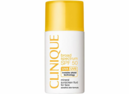 CLINIQUE_Sun Mineral Sunscreen Fluid For Face SPF50 emulze na opalování na obličej 30ml