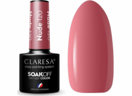 Claresa  Soak Off UV/LED Nude hybridní lak 120 5g