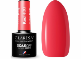 Claresa Soak Off UV/LED Red hybridní lak 400 5g