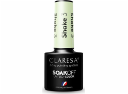 Claresa  Soak Off UV/LED Shake hybridní lak 3 5g