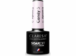 Claresa  Soak Off UV/LED Candy hybridní lak 5 5g