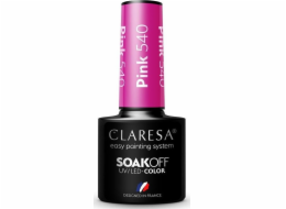 Claresa Soak Off UV/LED Pink hybridní lak 540 5g