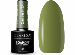 Claresa  Soak Off UV/LED Green hybridní lak 802 5g