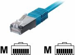 Equip Patchcord, S/FTP, Cat6, LSZH, 0,25m, modrý (605533)