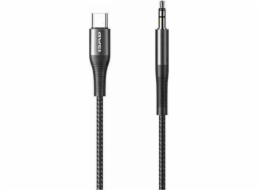 Awei USB-C USB kabel – mini Jack 3,5 mm černý (6954284001045)