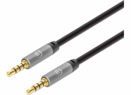 Manhattan Jack 3,5mm - Jack 3,5mm kabel 5m šedý (356015)