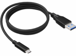 USB 2GO USB-A - USB-C kabel 1 m černý (795731)