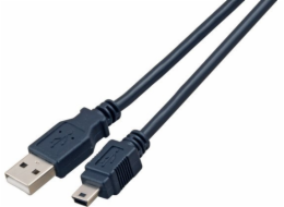 USB EFB USB-A - miniUSB kabel 3 m černý (K5250SW.3V2)