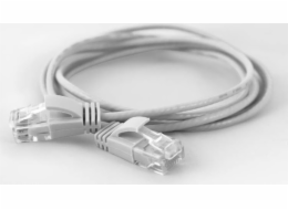 Wantec  Extra tenký CAT6A UTP propojovací kabel - 20m - Cat6a - U / UTP (UTP) - RJ-45 - RJ-45 - bílý (7237)